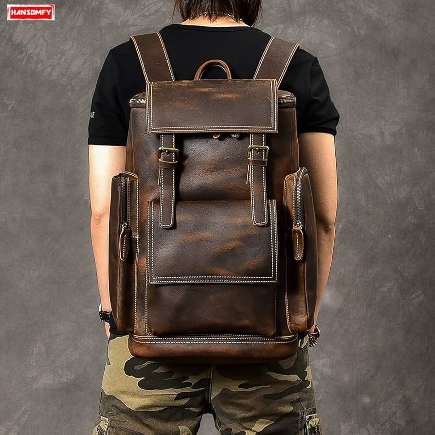 Premium leather BackPack
